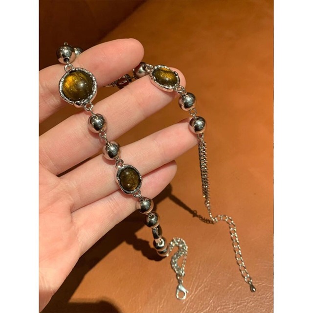 Tangluoアンバー猫目鎖骨チェーン 3s