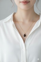 スモーキークォーツのネックレス