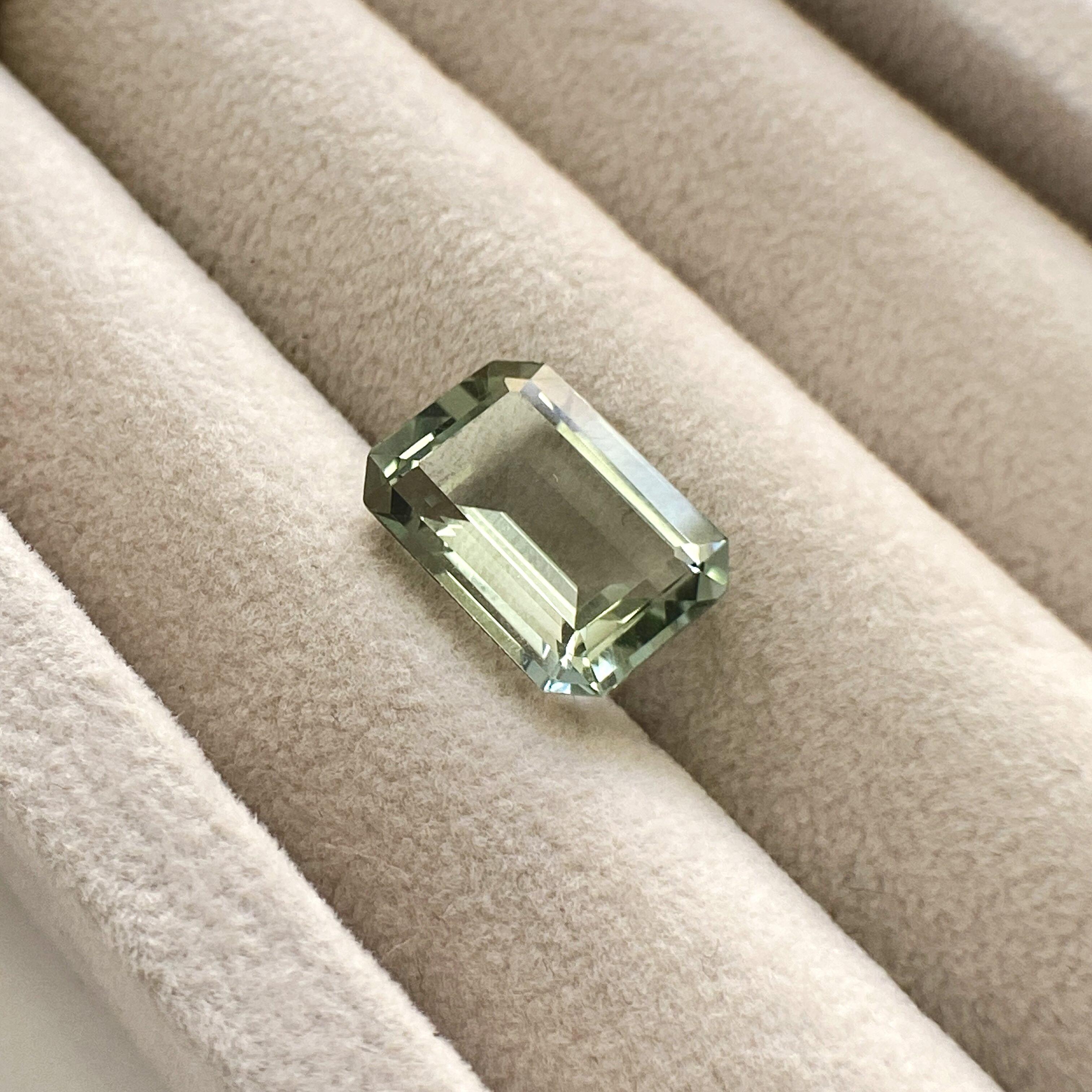 Green Amethyst 5.51ct オクタゴン kg-0054