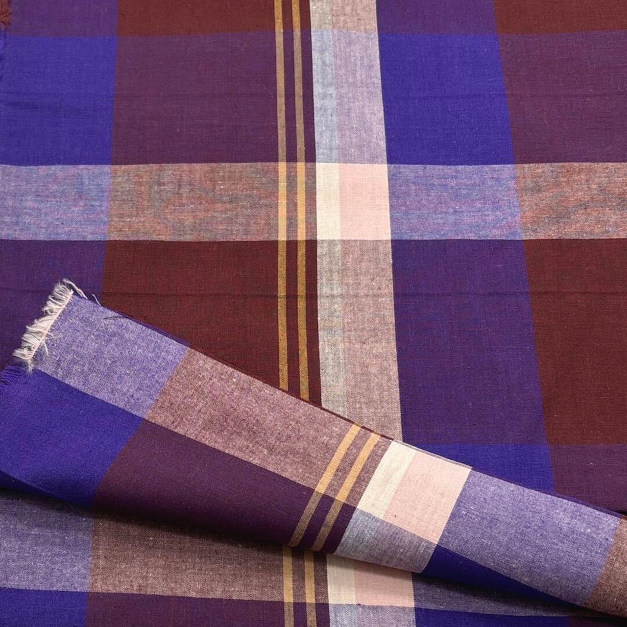 TB939◆2.1m◆M◆綿100%先染めシーチング生地◆チェックカラフル