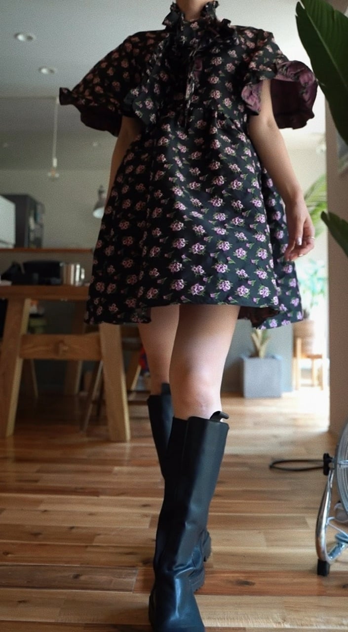 sister jane】Canopy Jacquard Mini Dress | osrsofficial