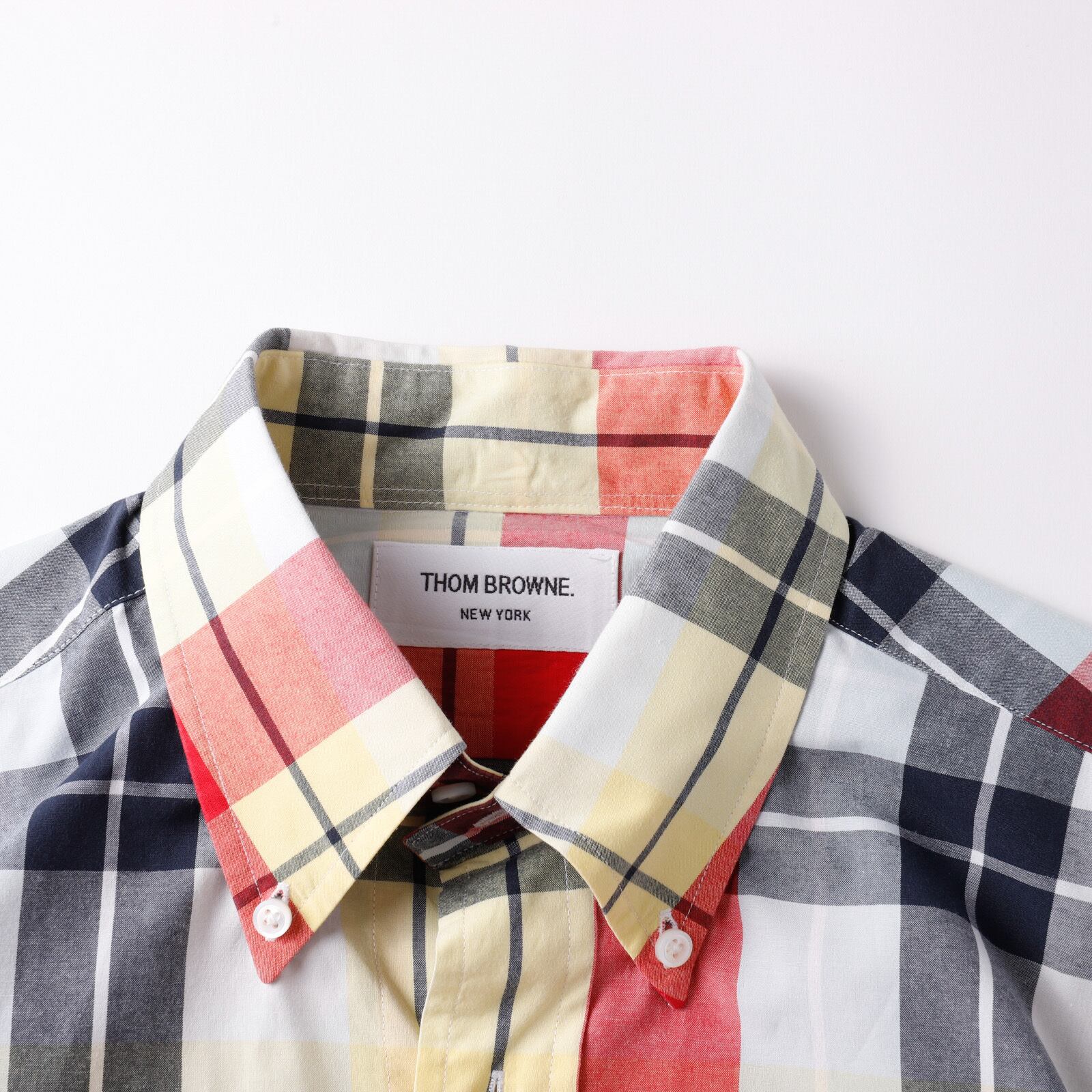 極美品】THOM BROWNE B.D check shirt made in USA mint condition