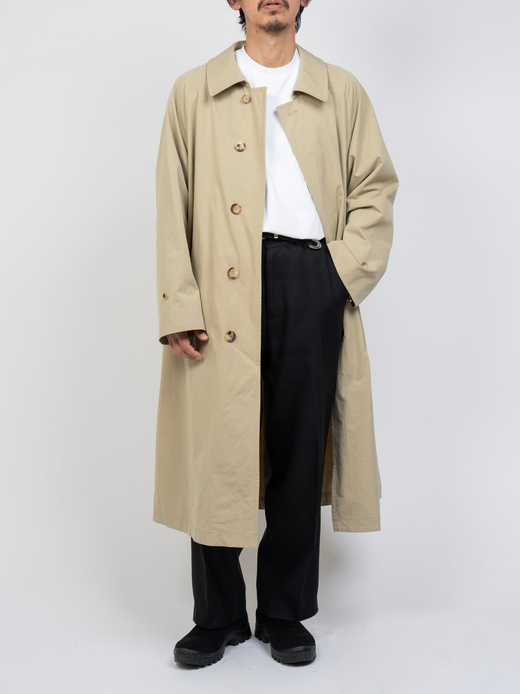 ジャケット・アウター ovy Cotton Bal Collar Over Coat (beige) Cotton Bal Collar Over Coat (beige) | OVY