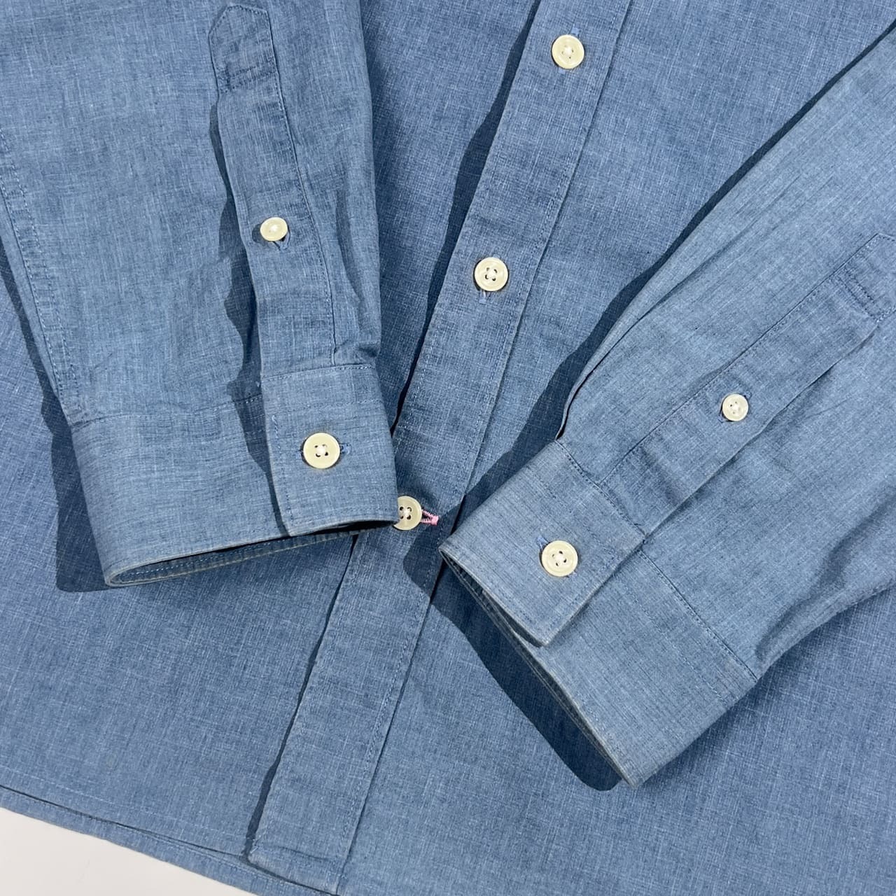 KENT & CURWEN ケント&カーウェン 長袖 シャツ サイズ L/ブルー系 メンズ