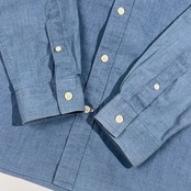 KENT & CURWEN ケント&カーウェン 長袖 シャツ サイズ L/ブルー系 メンズ