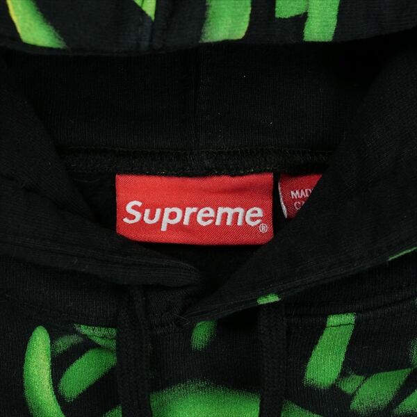 SUPREME フード付きジャケット 黒/緑 【公式通販】