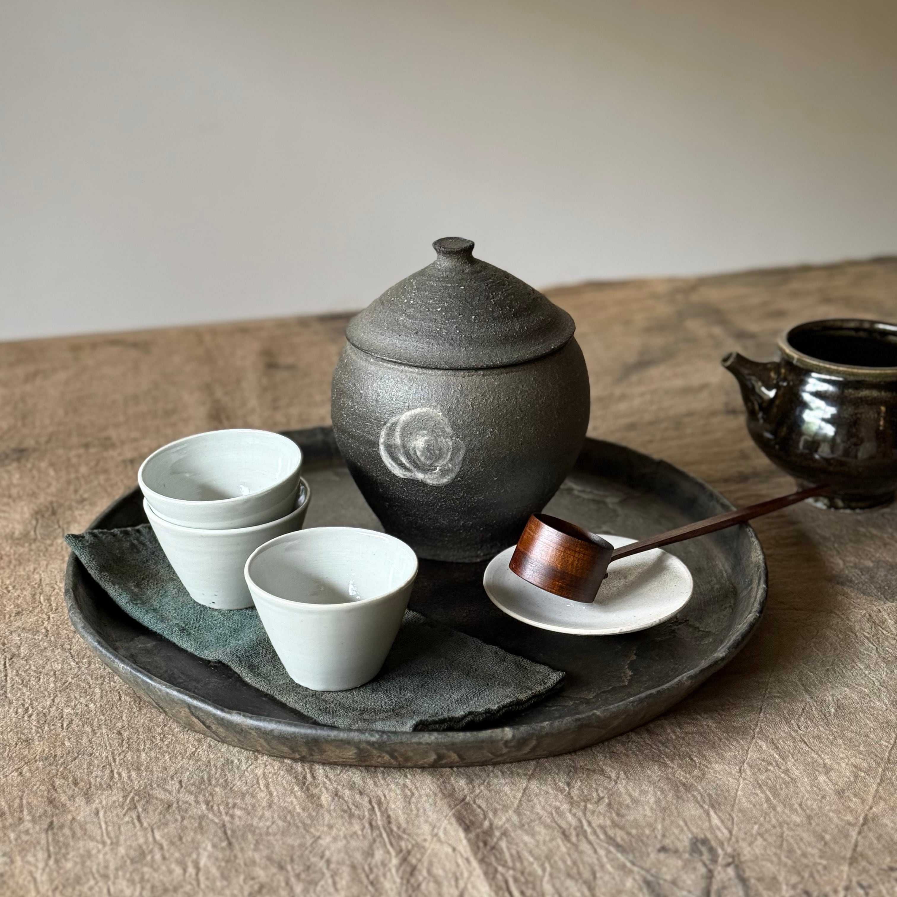 清水善行 白磁 蕎麦猪口 | gallery 一白
