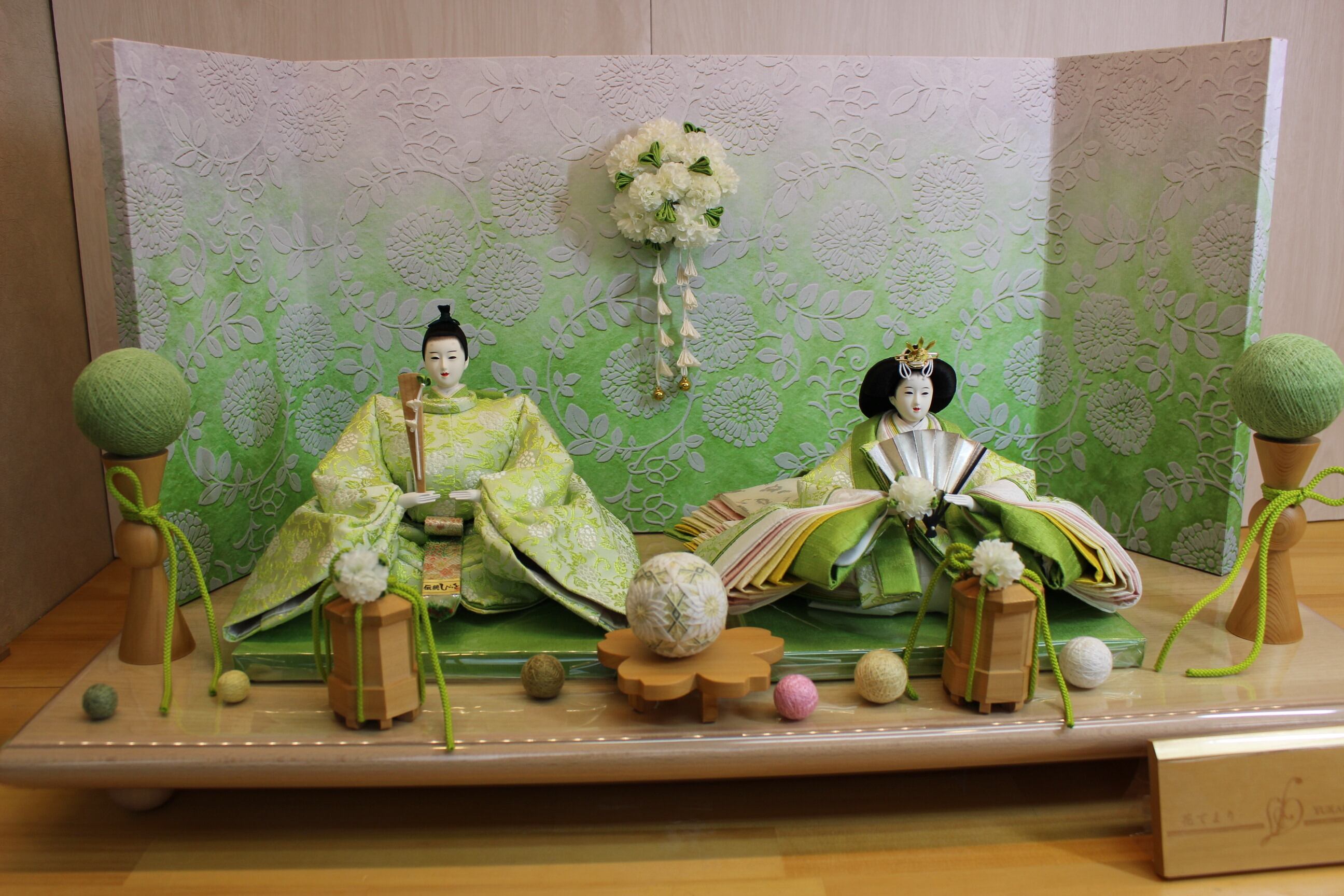 藤匠 後藤由香子作 「花てまり」萌黄