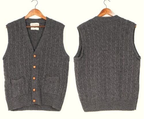 vintage made in ITALY wool vest ck