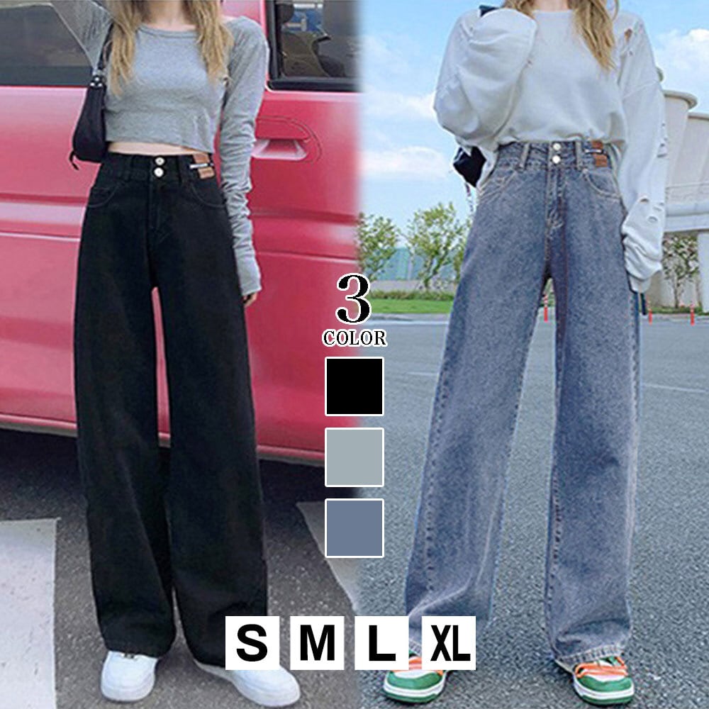 ストレート デニム パンツ レディース ジーンズ 大人 カジュアル