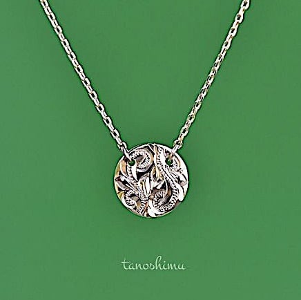 【チェーン付き】10kコインネックレス