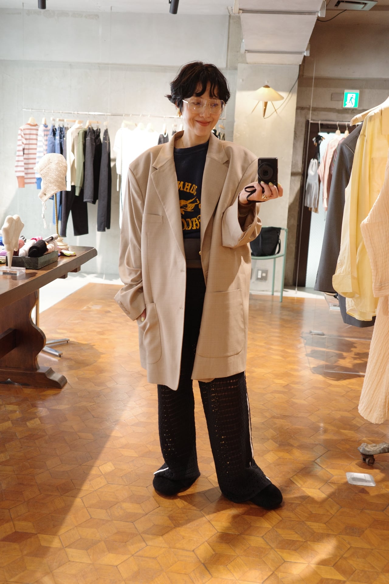 P*け様 moontreeplanetコットンリブロングTシャツ MOON TREE PLANET/TOO/HIGH | ikasa.