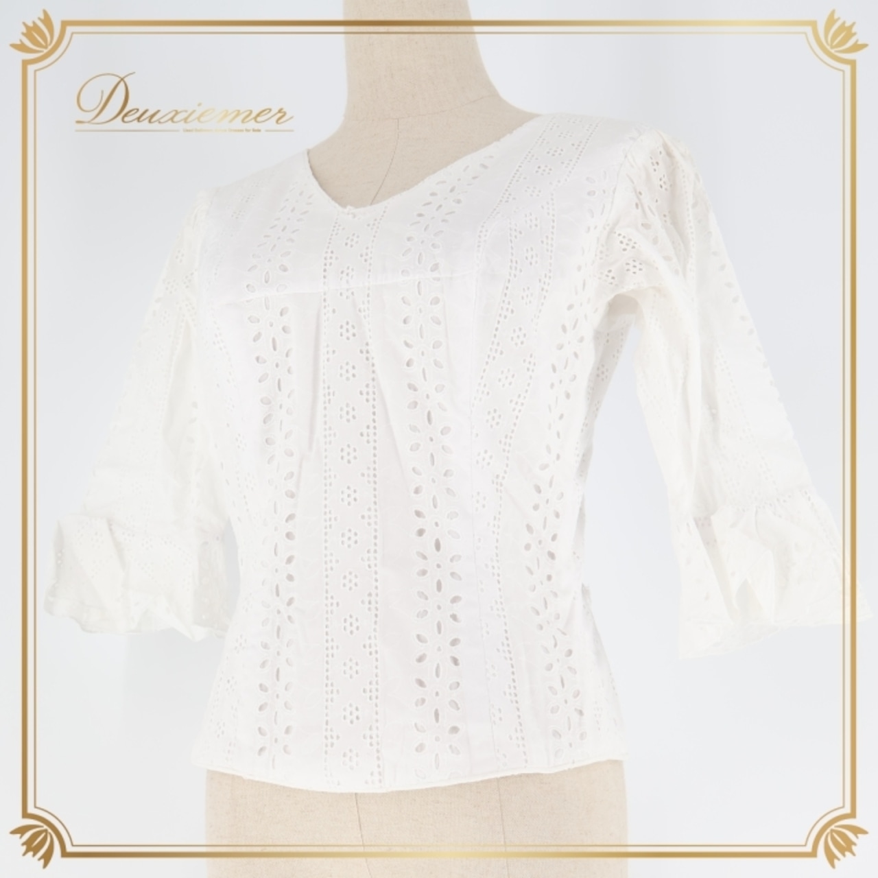 フラメンコ 衣装 トップス ブラウス 白 レース フリル 無地 穴開きレース ダンス 発表会 透け感 ホワイト系 フェミニン ナチュラル おしゃれ 可愛い トップス レディース カジュアル パーティ お洒落