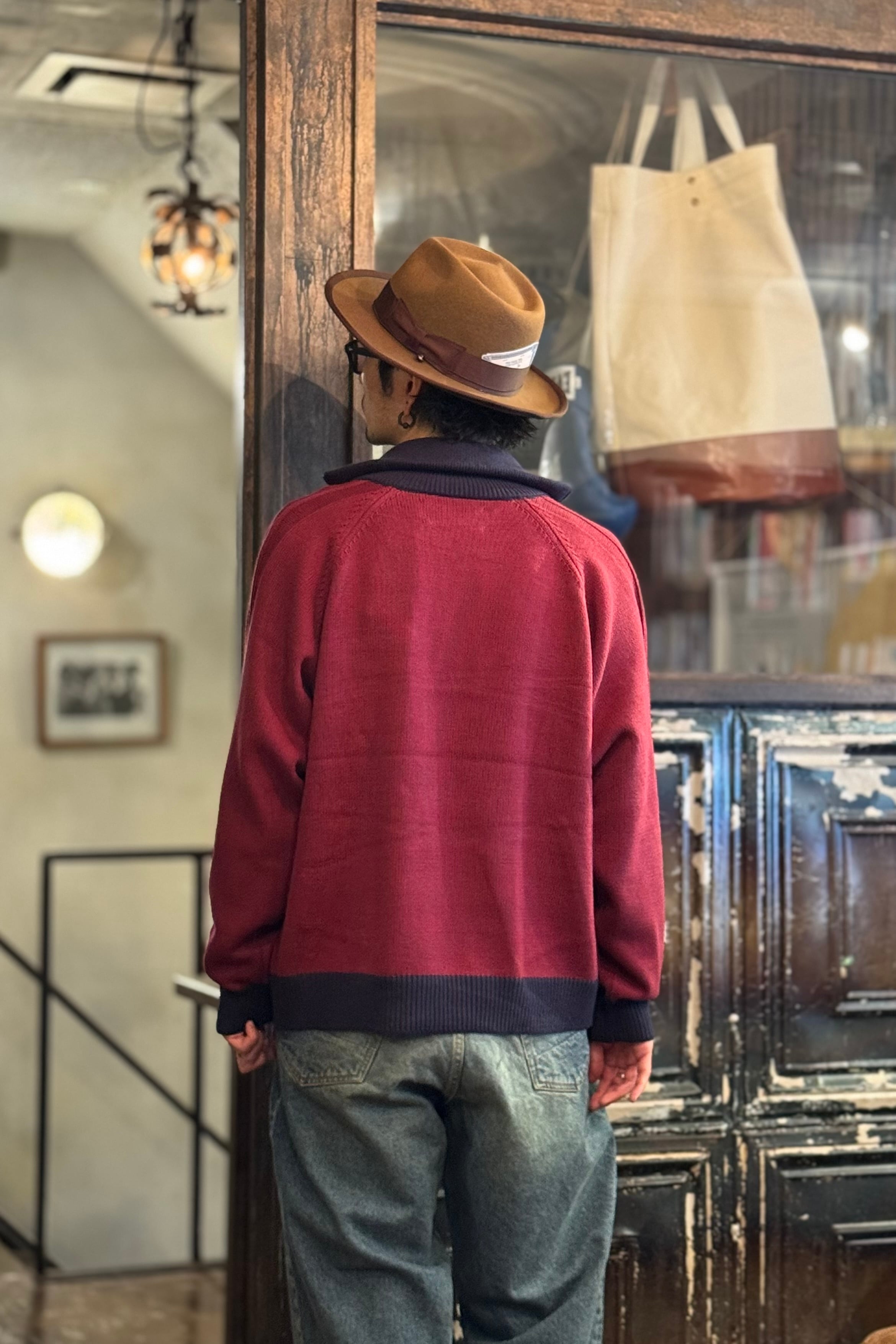 ANACHRONORM/アナクロノーム BICOLOR DRIVERS KNIT AN394 | MAMBO