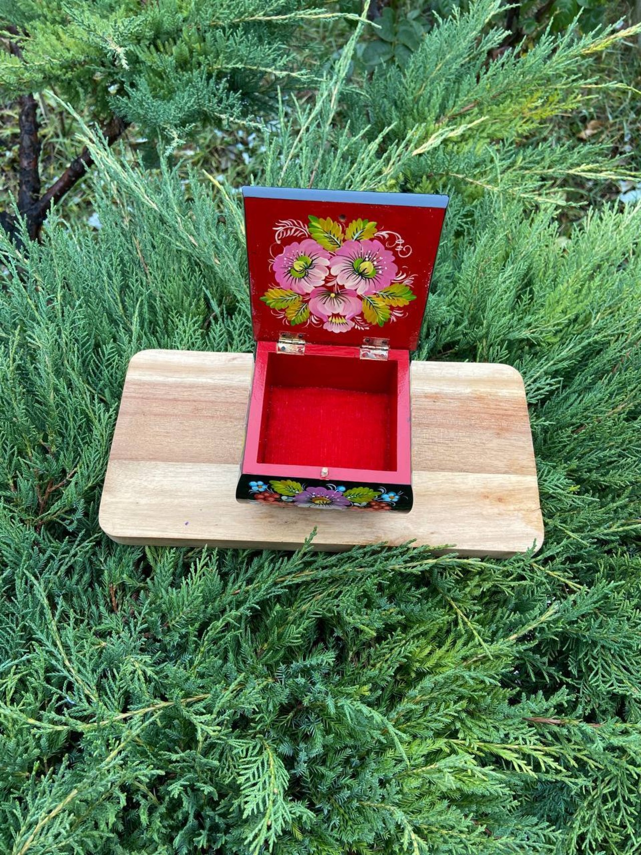 ペトリキフカ・ジュエリーボックス 12сm（ホメンコ） - 9