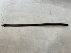 SEVEN BY SEVEN × Rooster King & Co.,  /  HIDE BUCKLE LEATHER BELT BLK