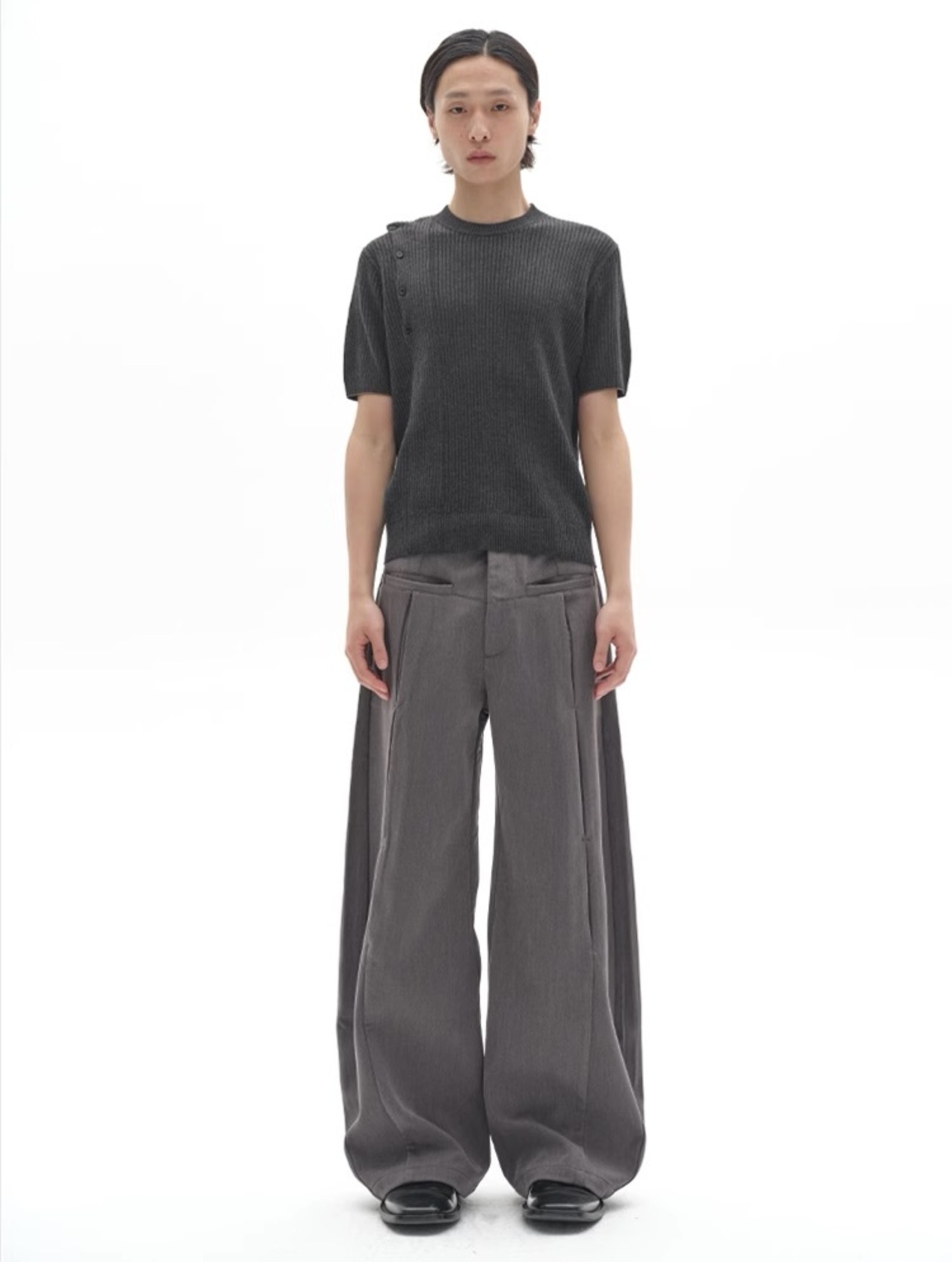 POH Wide Slit Pants