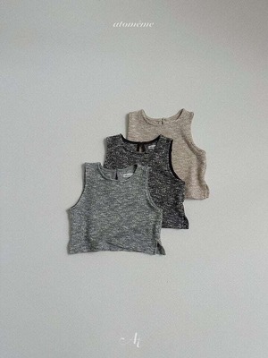 【予約】atomeme  Nut wool vest
