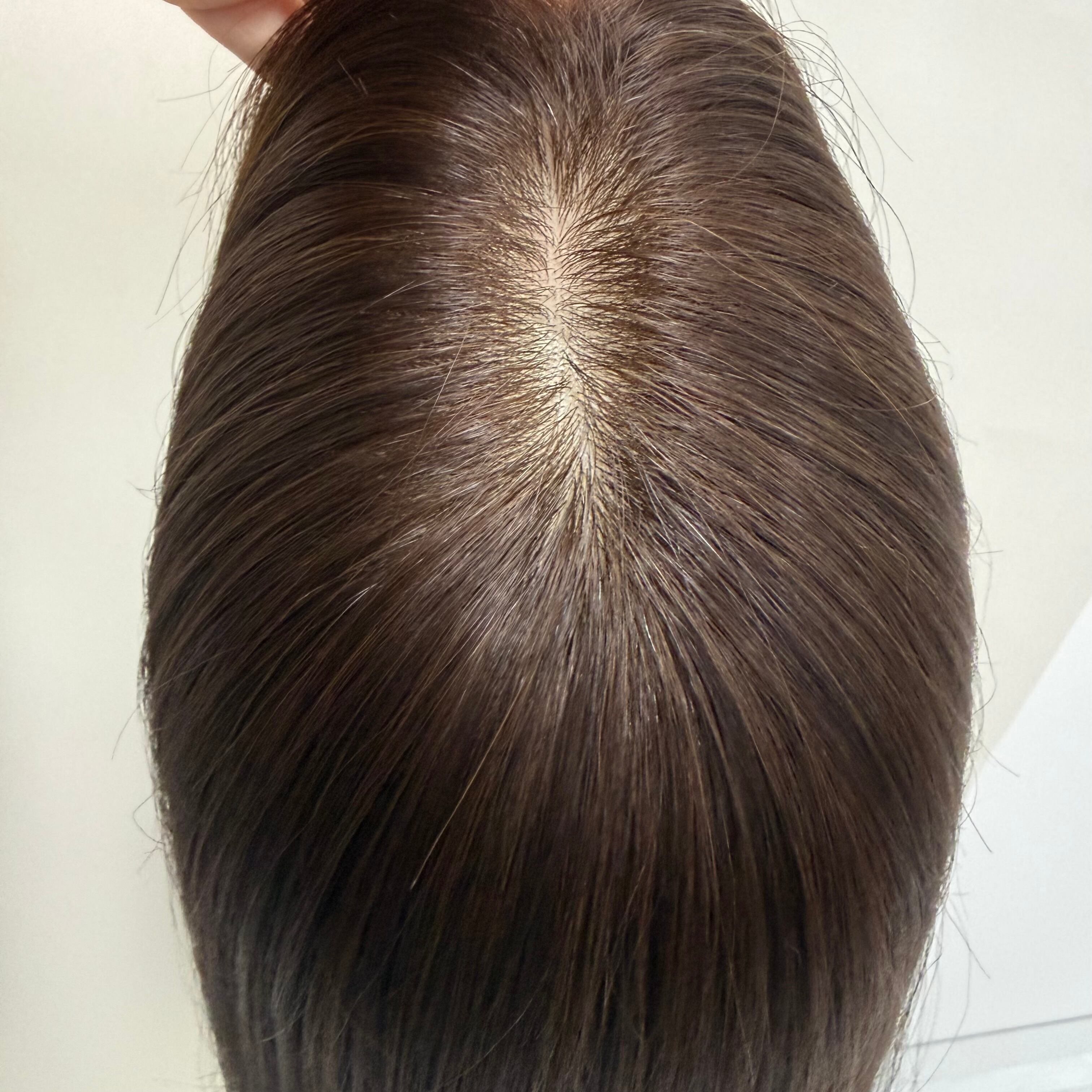 スキンレース生え際(テープ台付き) 未カット 50cm ナチュラルブラウン