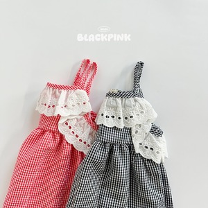 [BLACKPINK] Milk Tea Lace Dress (2XL) / [블랙핑크] 밀크티레이스원피스 (2XL)