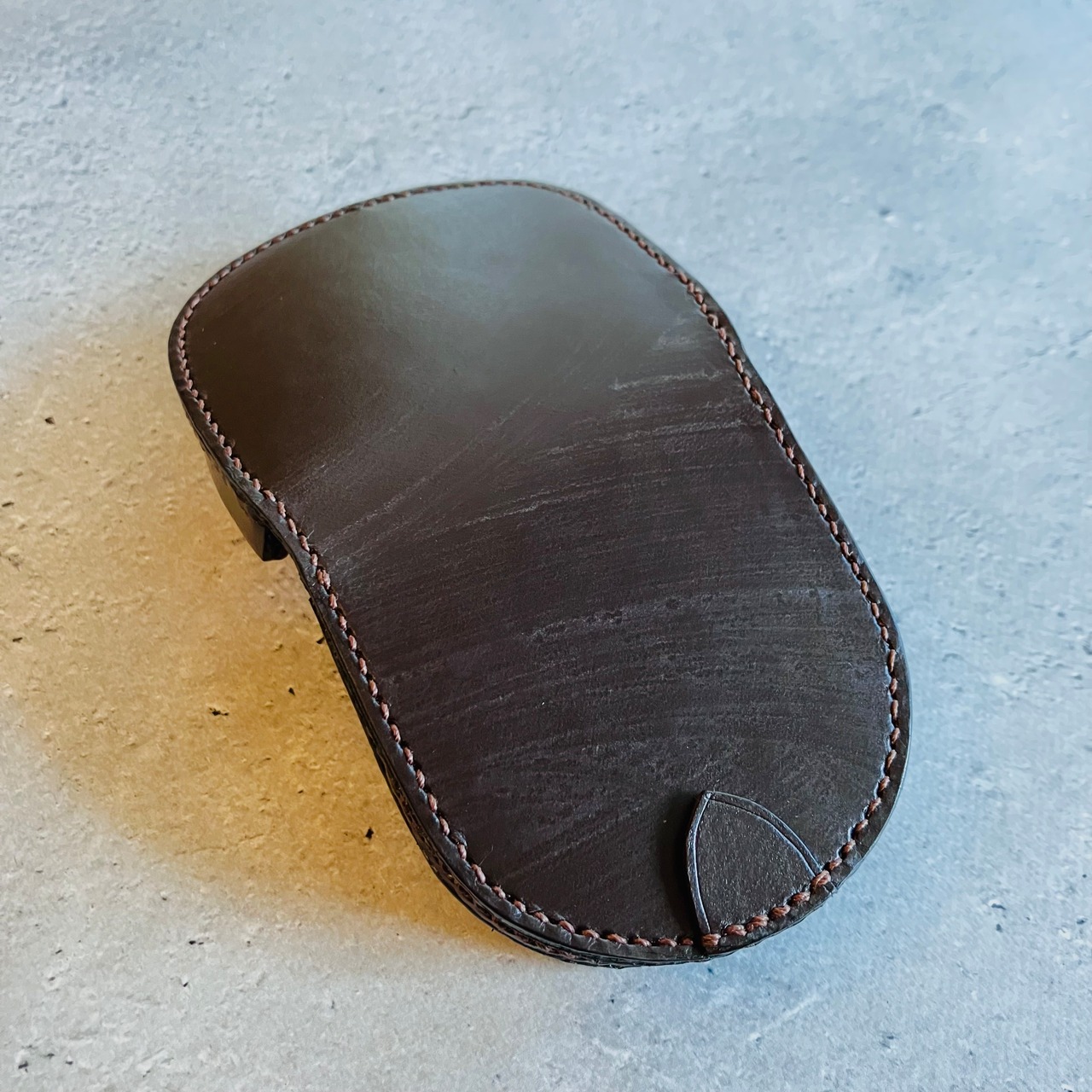 限定【COIN CASE】馬蹄型小銭入れ　ブライドルレザー　ダークブラウン