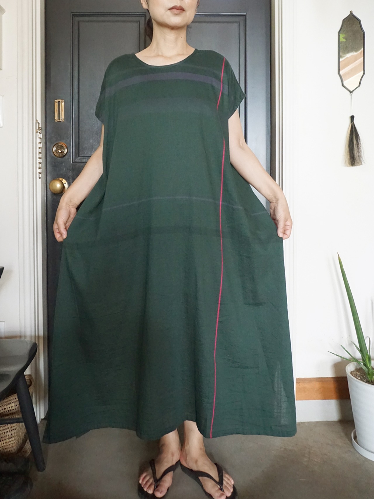 tamaki niime  fuwa-T LONG GR