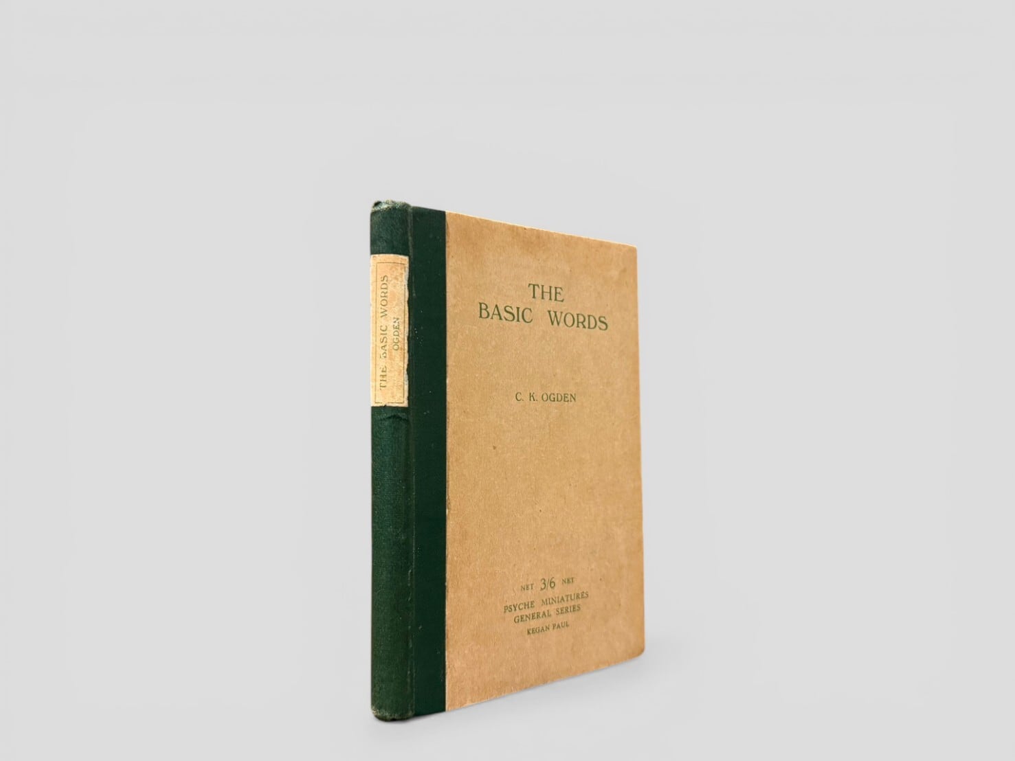 【SG219】【NINETH PRINTING】The Basic Words: A Detailed Account of Their Uses(1947) /C. K. Ogden