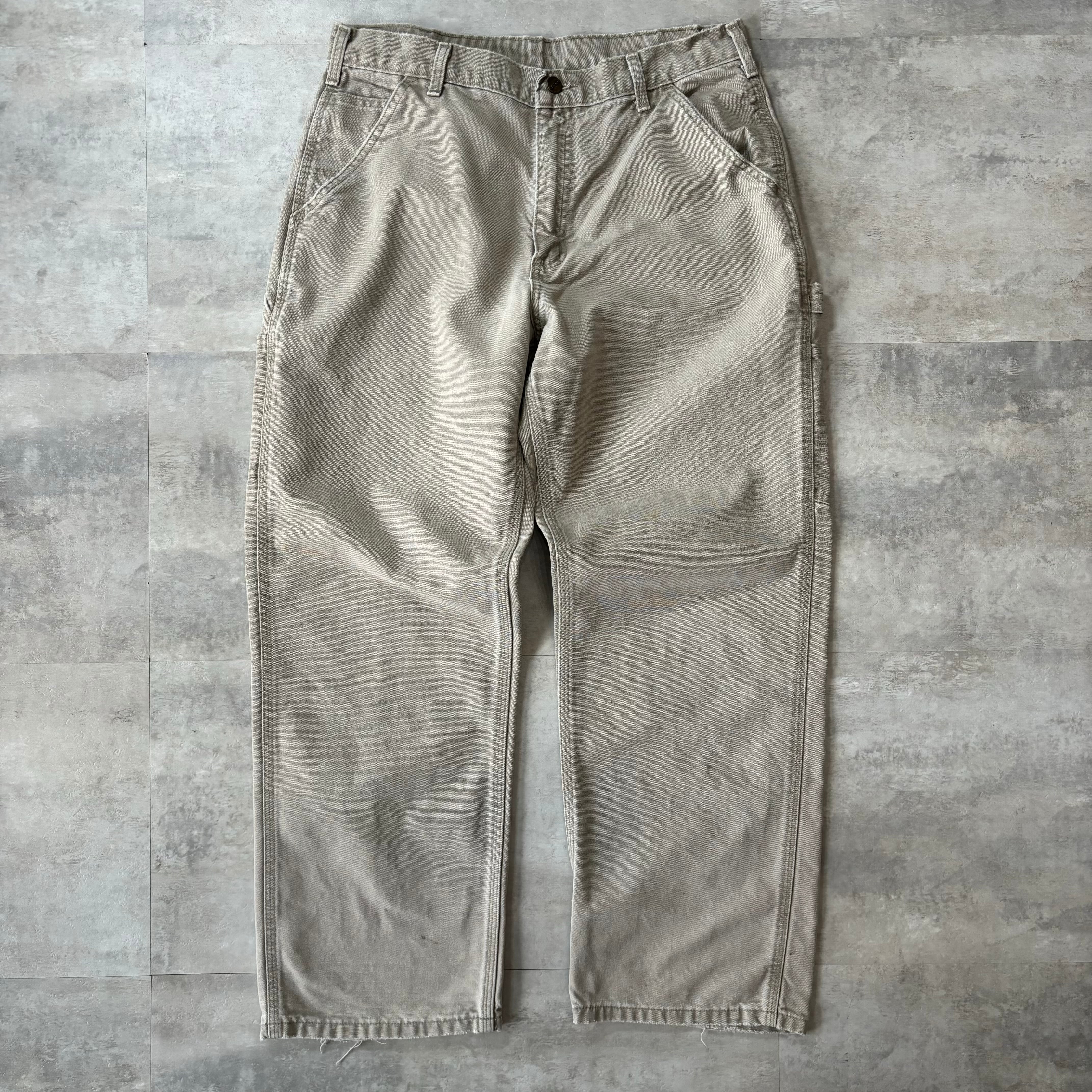 《実寸w31l28》carhartt ダック生地 ワークパンツ ペインターパンツ no.1273