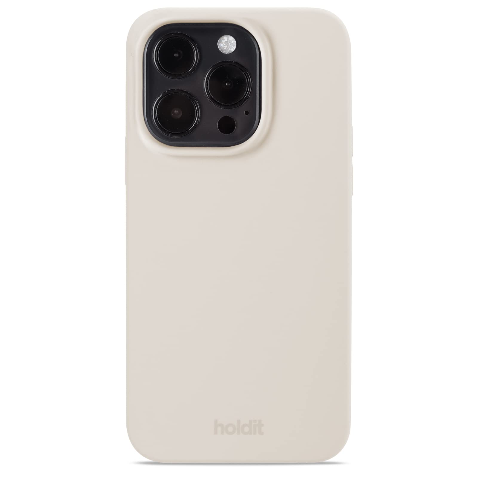 【数量限り】Holdit スマホケース (iPhone 14 Pro/ソフトホワイト) スマホ ケース カバー (シリコン/ワイヤレス充電可能) iphoneケース iPhone14Pro