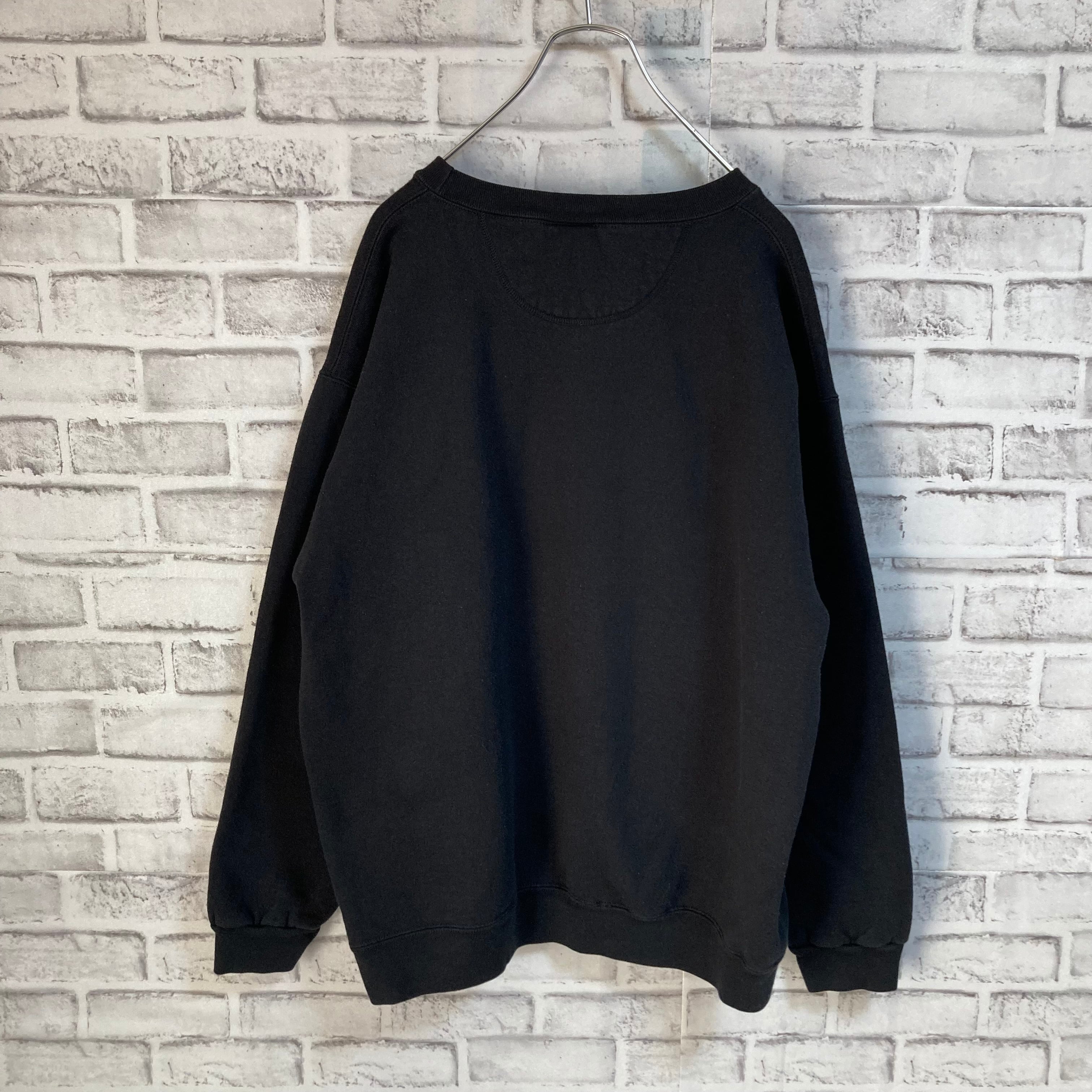 プラネットハリウッド 刺繍ビックロゴ スウェット オーバーサイズ 緑 