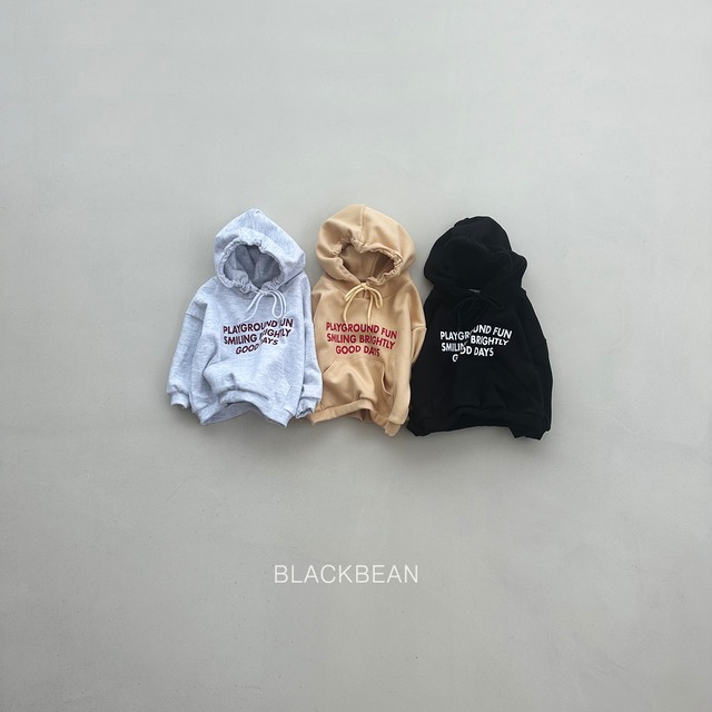 play hoodie【blackbean】※予約商品