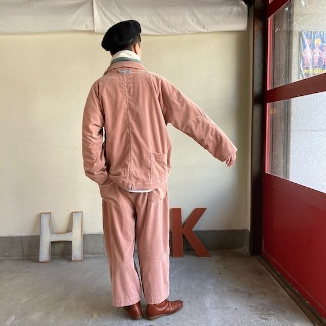 快晴堂 レディース ジャケット きれいなシャンブレーコール シャツ