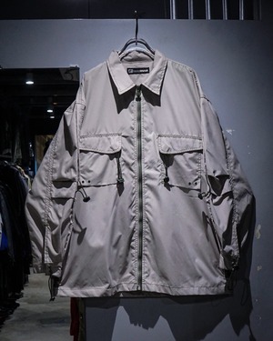 【add (C) vintage】“MACGEAR” Draw Code Gimmick Vintage Loose Zip Up Jacket