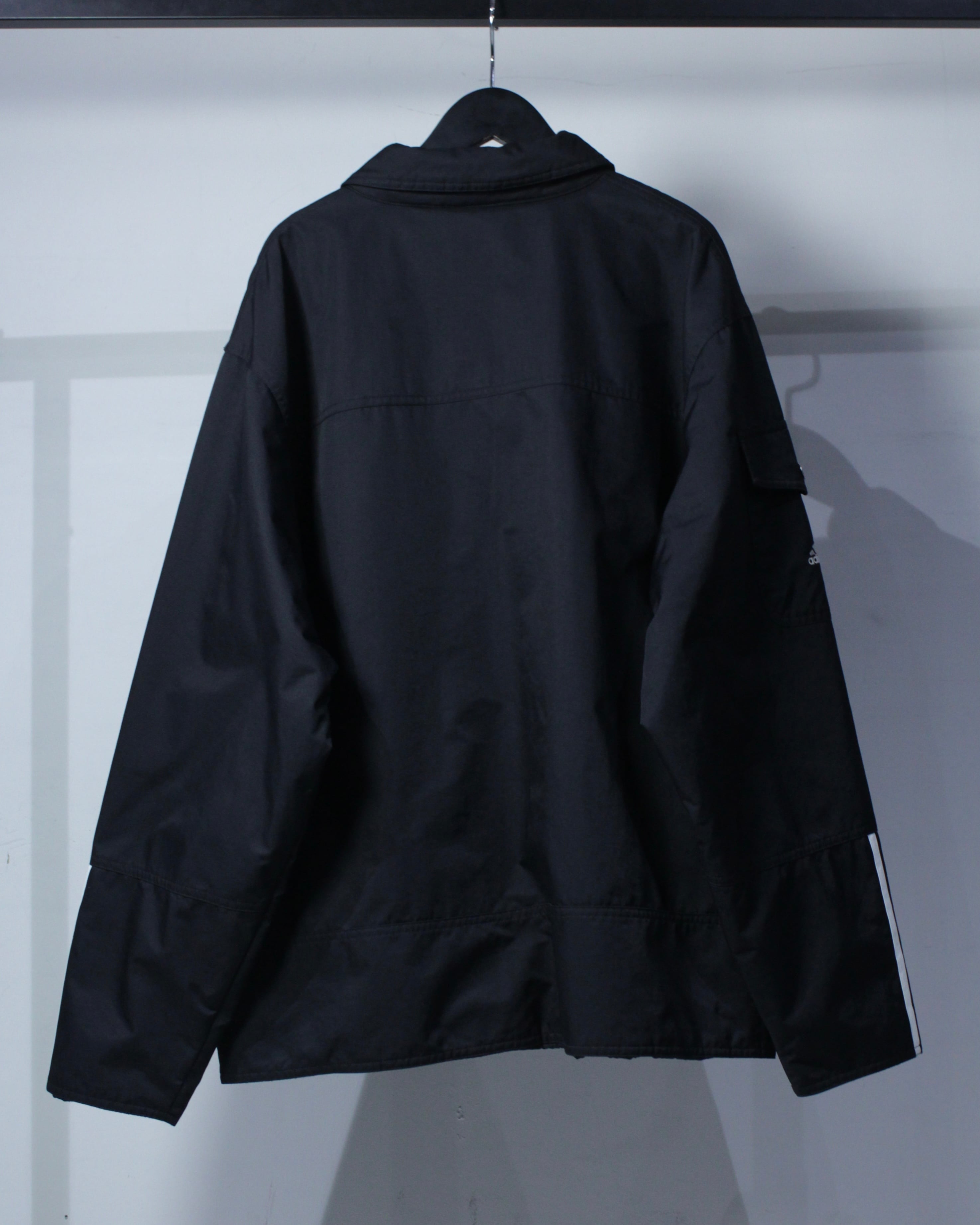 Caka BLACK】“adidas” Pocket Gimmick Vintage Zip Up Jacket | Caka