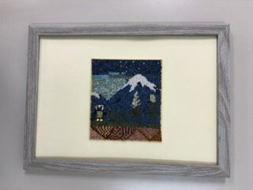 【レザーアート】山里
