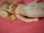 ブルーグレー布花ドレス　「Nancy Ann Story Book Doll」（くすみあり） 画像19