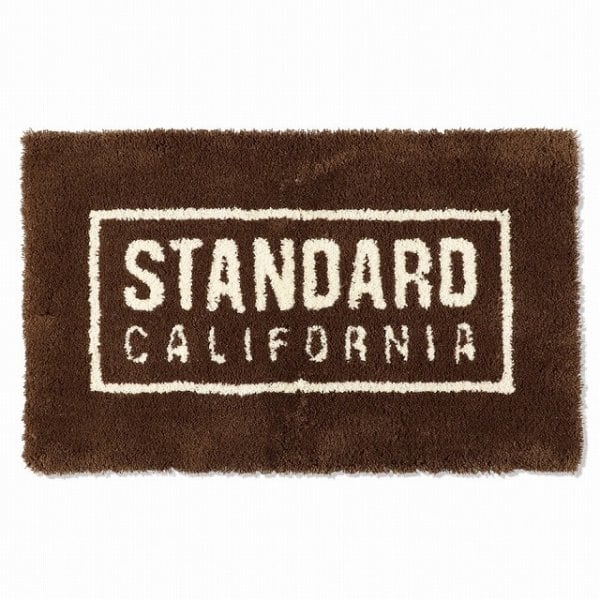 STANDARD CALIFORNIA / SD BOX LOGO RUG MAT/インテリア雑貨/BRW/OTAMC100 STANDARD CALIFORNIA [スタンダードカリフォルニア] SD BOX LOGO RUG