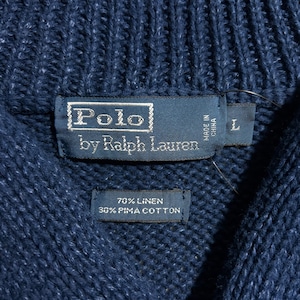 vintage POLO by Ralph Lauren shawl collar sweater