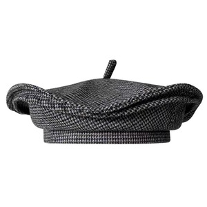 千鳥格子ベレー帽 W10254