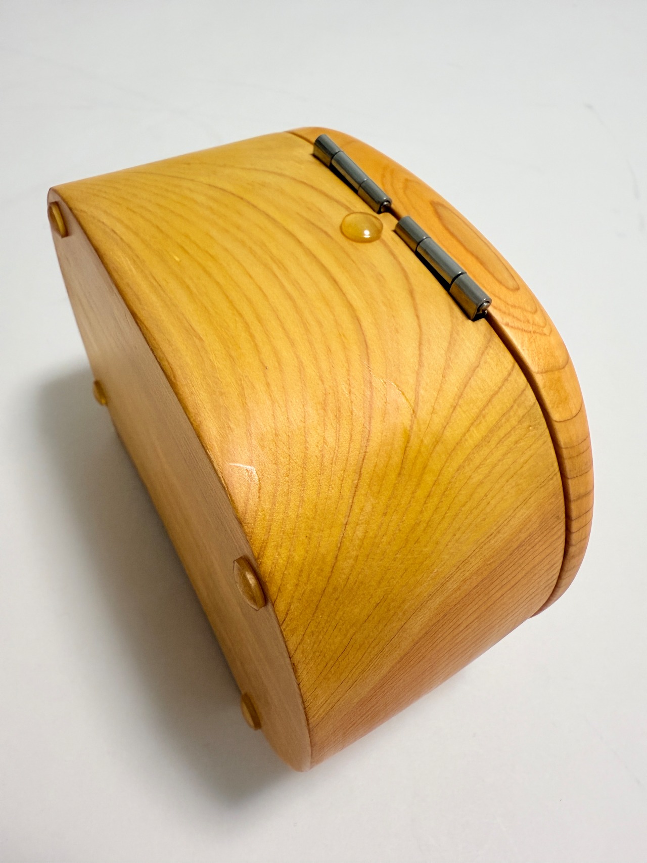 ヒノキ　くりぬきミニタイプ　UROKODO餌箱　落とし込み、ヘチ釣り、前打ち用餌箱