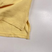 90s Polo by Ralph Lauren ラルフローレン ワンポイント 鹿子 長袖 ポロシャツ L/イエロー系 メンズ ビンテージ