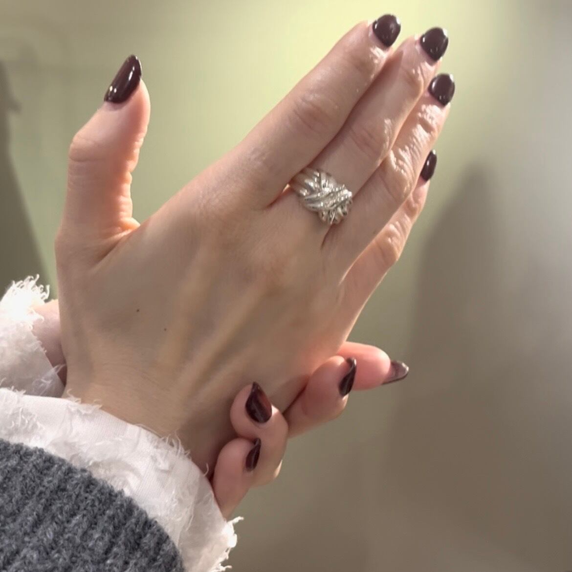 激レア【TIFFANY&CO.】2211 ワイドシグネチャーリング 11.5号