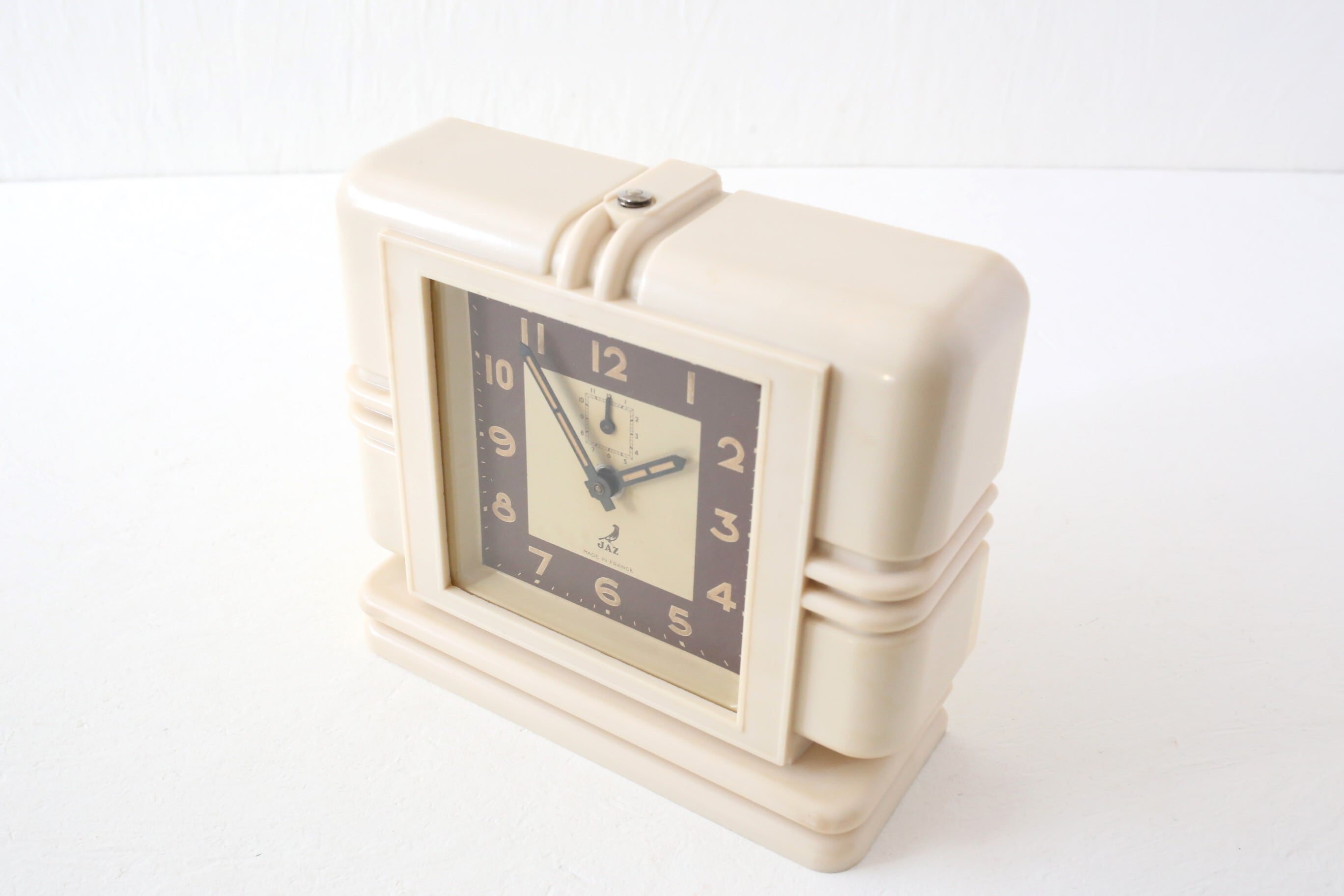 フランス ヴィンテージ JAZ 目覚まし時計 ベークライト