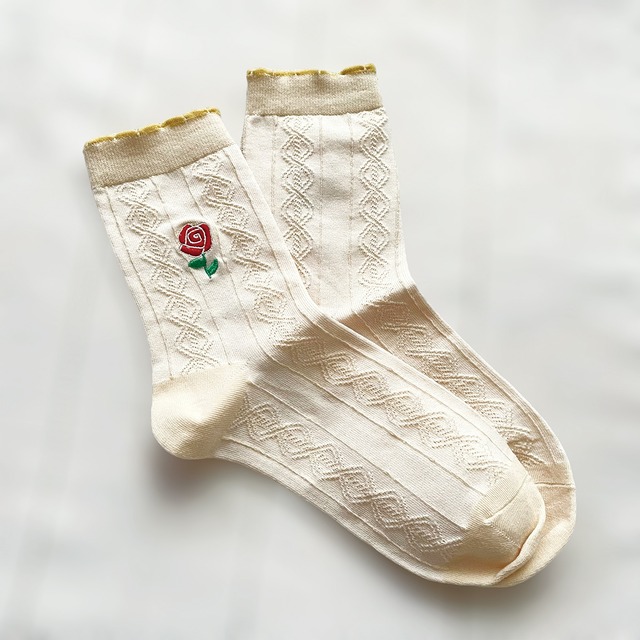 Pink rose socks collection vol.2