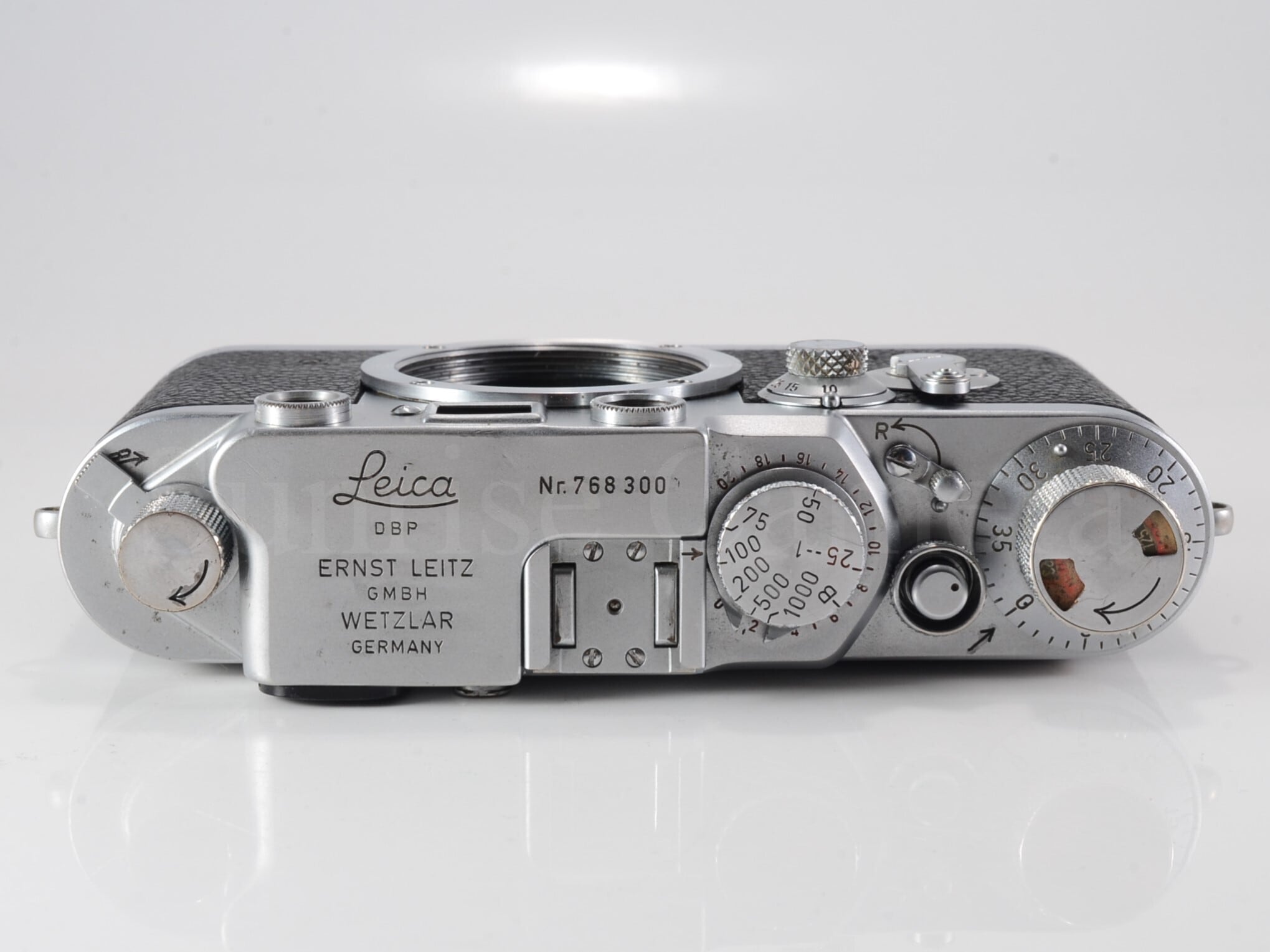 中古】Leica IIIf ボディ レッドダイヤル セルフ付 オーバーホール済
