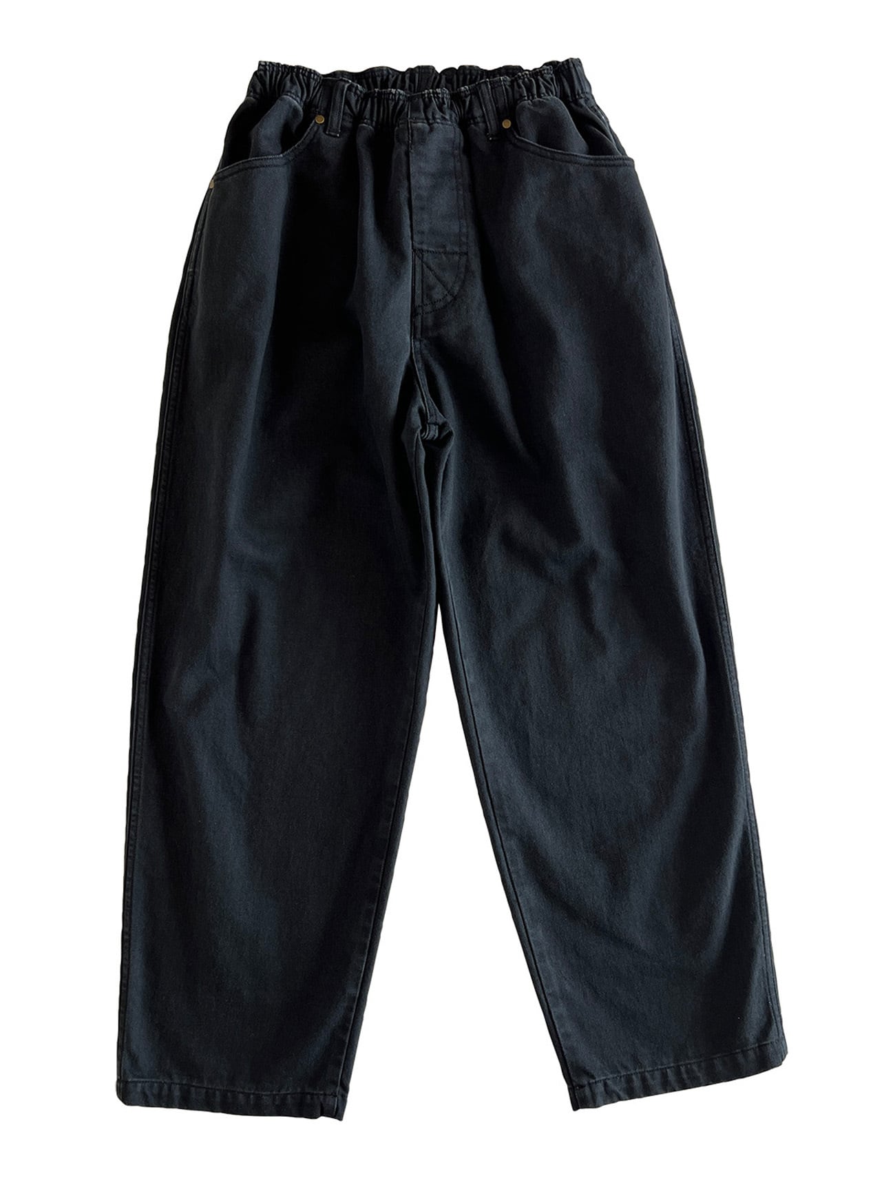 COMFORTABLE REASON / SURFACE DYED DENIM - BLACK | DEXIM