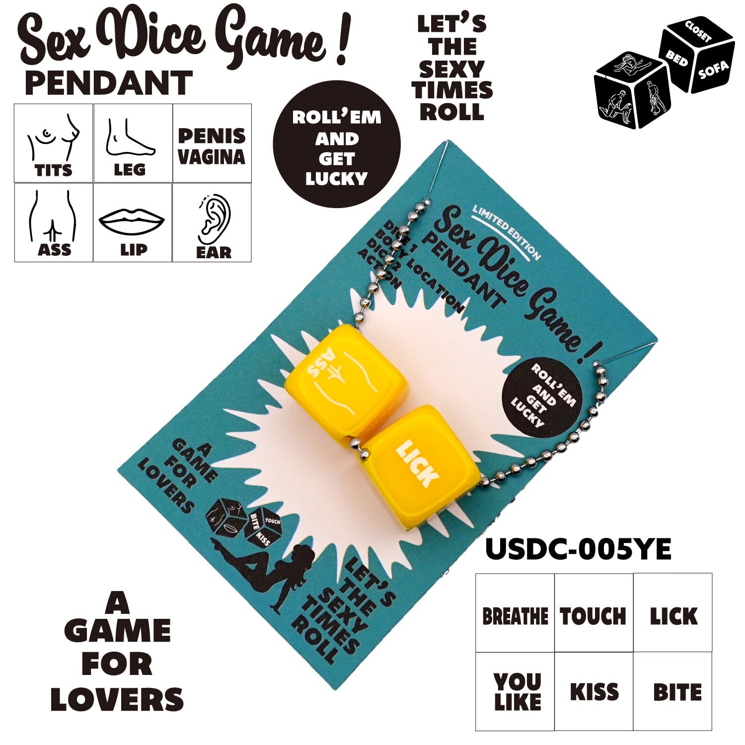THE GENERAL STORE SEX DICE PENDANT セックスダイス ペンダント | USA