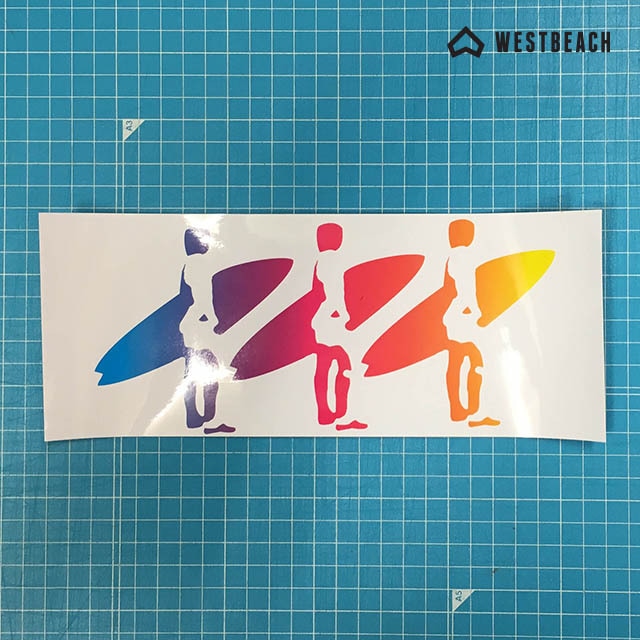 WESTBEACH CLASSIC STICKER -スリーサーファーズ -1枚