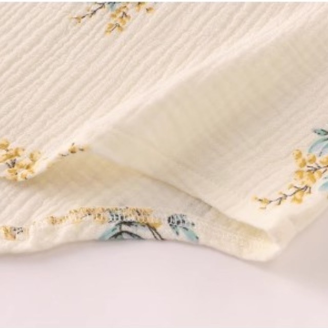 ボタニカル柄ガーゼパジャマ