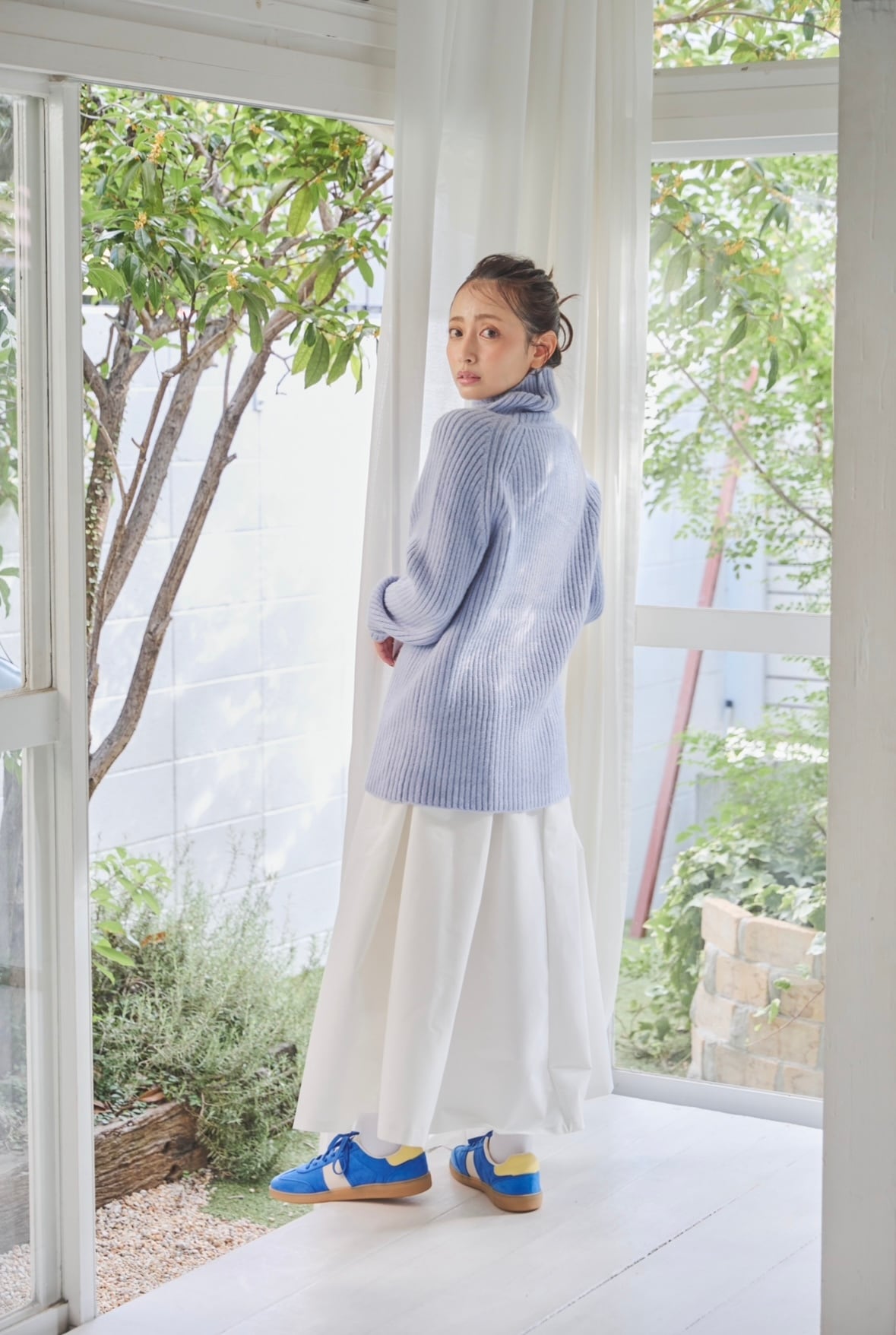 【mite】オーバーサイズロングタートルニット rame turtleneck knit | mite